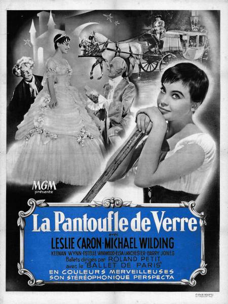 Repro 30x40cm - PANTOUFLE DE VERRE (la) - Française