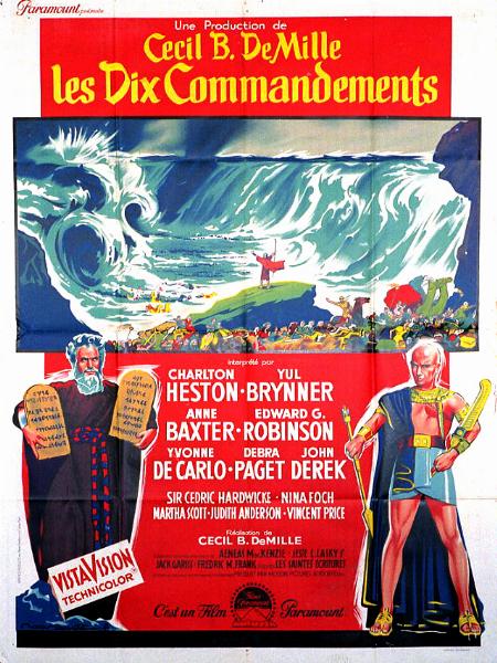 Repro 30x40cm - DIX COMMANDEMENTS (les) - Française