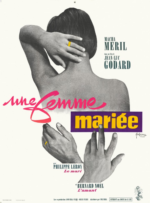 Affiche - UNE FEMME MARIEE - 120x160cm