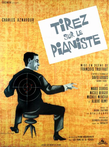 Affiche - TIREZ SUR LE PIANISTE - 120x160cm