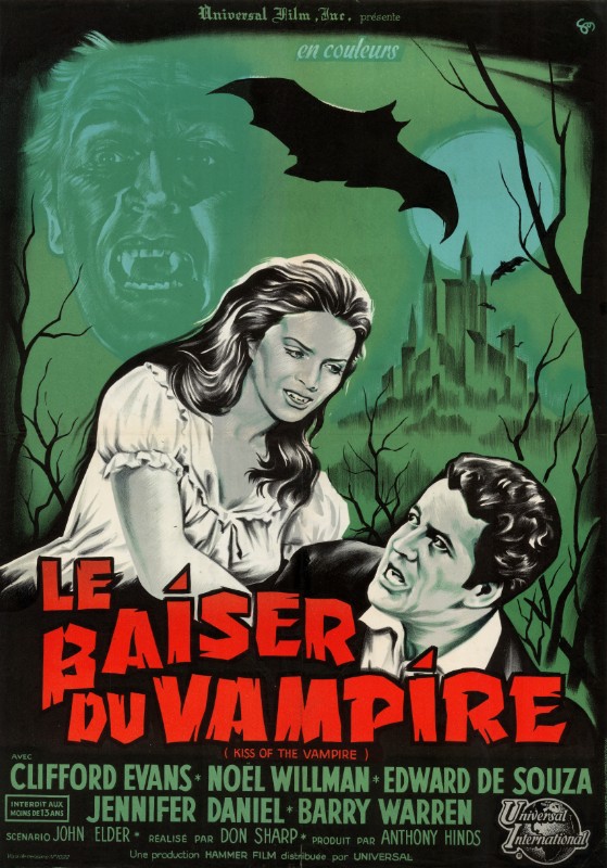 Repro 30x40cm - BAISER DU VAMPIRE (le) - Française B