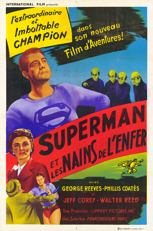 Repro 30x40cm - SUPERMAN ET LES NAINS DE L'ENFER - Française