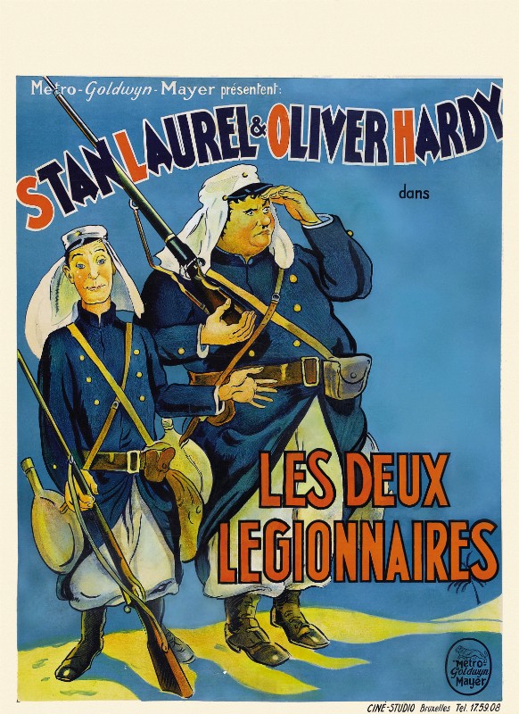 Repro 30x40cm - DEUX LEGIONNAIRES (les) - Belge