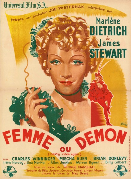 Repro 30x40cm - FEMME OU DEMON - Française