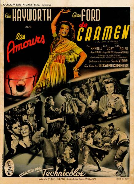 Affiche - AMOURS DE CARMEN (les) - 60x80cm