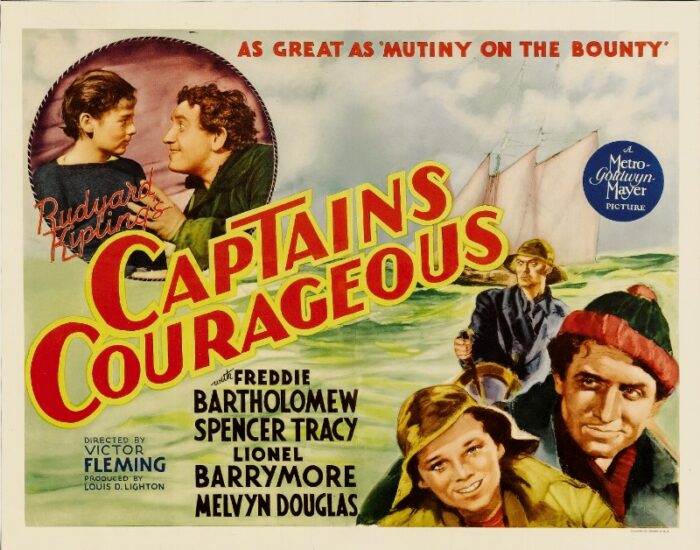 Repro 30x40cm - CAPITAINES COURAGEUX - U.S.