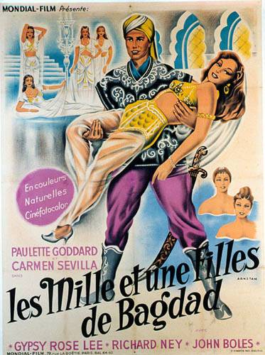 Affiche - MILLE ET UNE FILLES DE BAGDAD (les) - 120x160cm