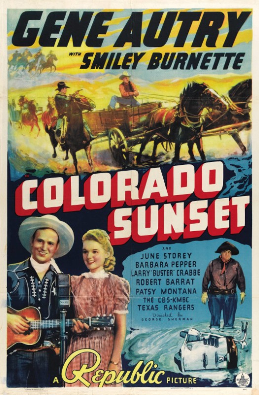 Repro 30x40cm - COLORADO SUNSET - U.S.