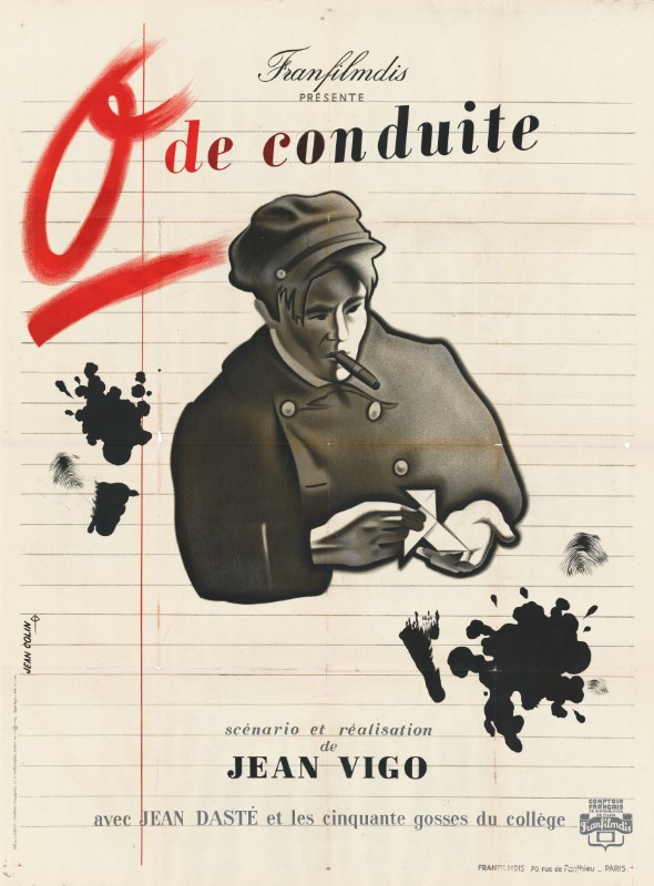 Affiche - ZERO DE CONDUITE - Ressortie 120x160cm