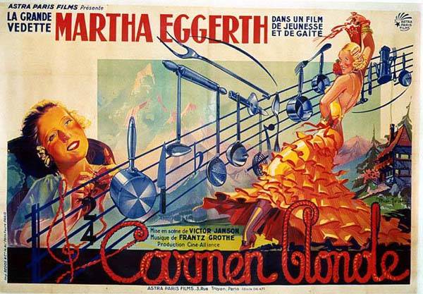 Affiche - CARMEN BLONDE - 240x160cm