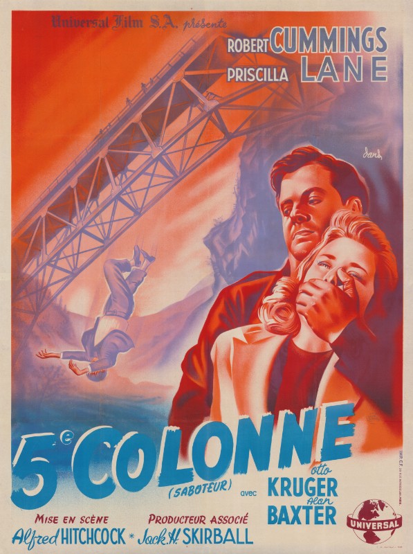 Repro 30x40cm - CINQUIEME COLONNE - Française