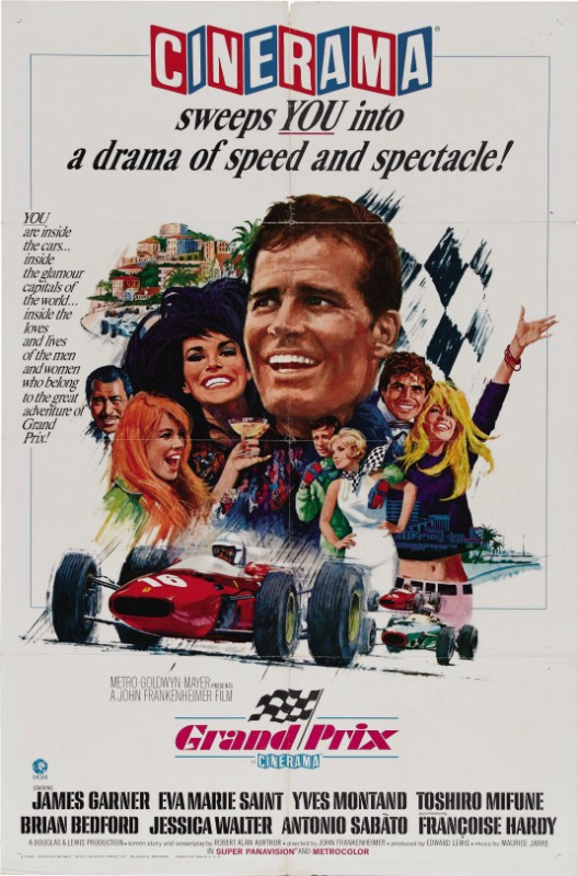 Repro 30x40cm - GRAND PRIX - U.S.