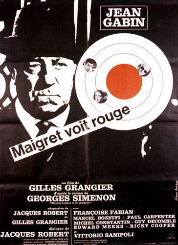 Affiche - MAIGRET VOIT ROUGE - 120x160cm