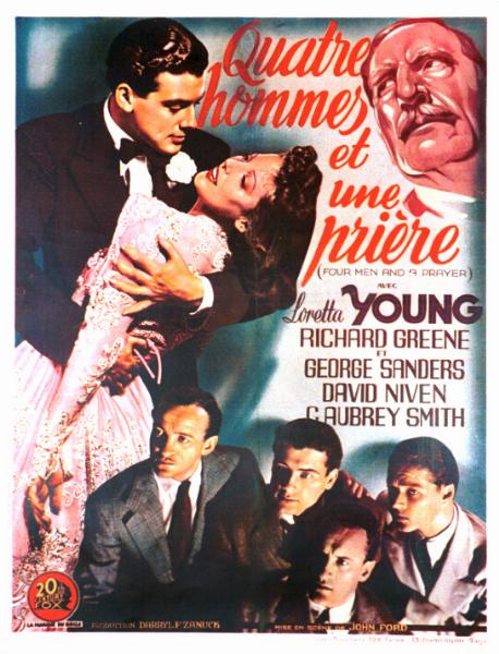 Affiche - QUATRE HOMMES ET UNE PRIERE - 60x80cm - BEL