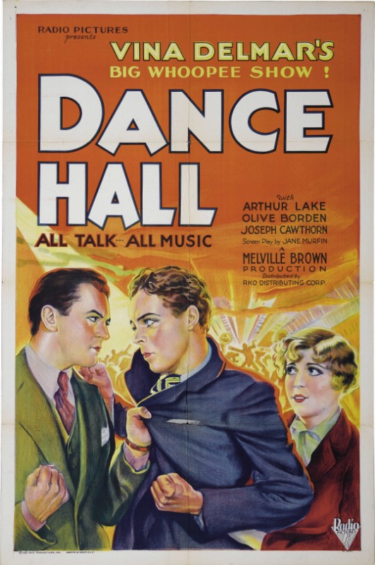 Repro 30x40cm - DANCE HALL - U.S.