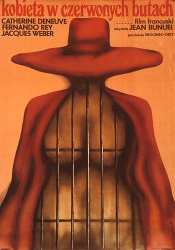 Affiche - FEMME AUX BOTTES ROUGES (la) - 60x80cm POL