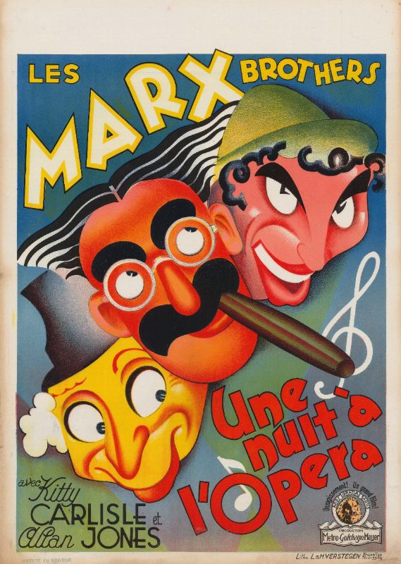 Affiche - UNE NUIT A L'OPERA - 60x80cm