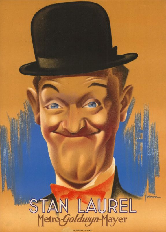 Repro 30x40cm - STAN LAUREL - Française