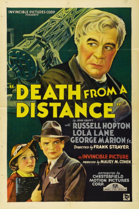 Repro 30x40cm - DEATH FROM A DISTANCE - U.S.