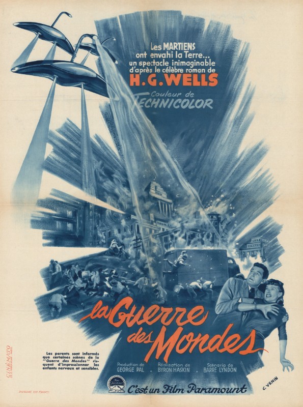 Repro 30x40cm - GUERRE DES MONDES (la) - Française
