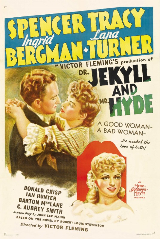 Repro 30x40cm - DR. JEKYLL ET MR. HYDE - U.S.