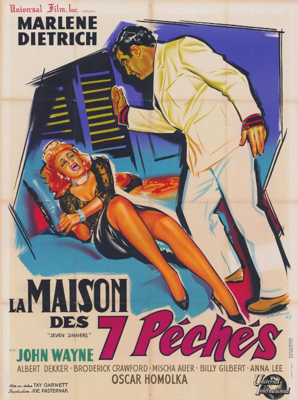 Affiche - MAISON DES SEPT PECHES (la) - Ressortie 120x160cm