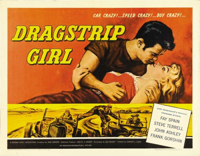 Repro 30x40cm - DRAGSTRIP GIRL - U.S.