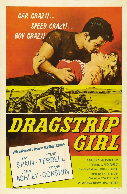Repro 30x40cm - DRAGSTRIP GIRL - U.S. B