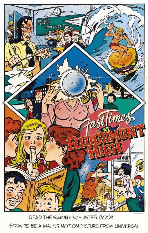 Repro 30x40cm - FAST TIMES AT RIDGEMONT HIGH - U.S.