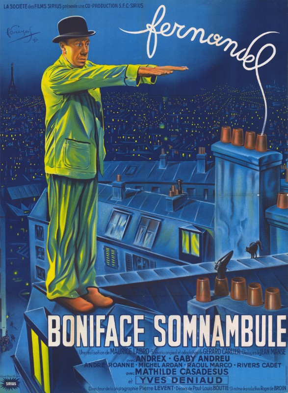 Affiche - BONIFACE SOMNAMBULE - 120x160cm