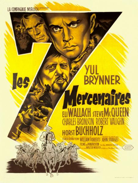 Affiche - SEPT MERCENAIRES (les) - 120x160cm