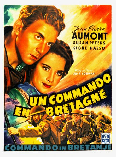Affiche - UN COMMANDO EN BRETAGNE - 36x56cm