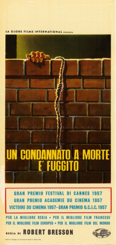 Affiche - UN CONDAMNE A MORT S'EST ECHAPPE - 33x71cm