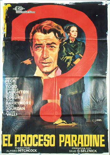 Affiche - PROCES PARADINE (le) - Ressortie 70x105cm