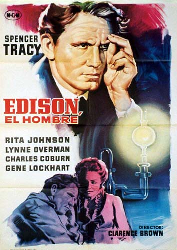 Affiche - VIE DE THOMAS EDISON (la) - Ressortie 70x105cm