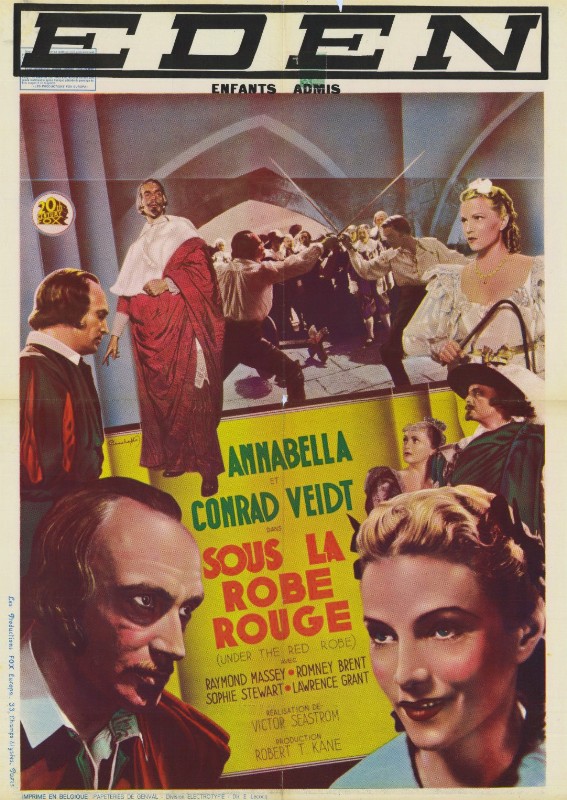 Affiche - SOUS LA ROBE ROUGE - 60x80cm - BEL