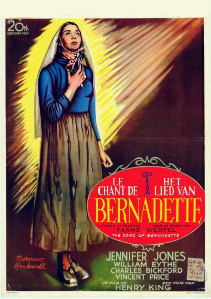 Repro 30x40cm - CHANT DE BERNADETTE (le) - Belge