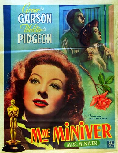 Affiche - MADAME MINIVER - 36x56cm