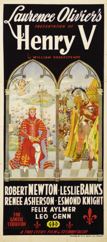 Repro 30x40cm - HENRY V - Anglaise