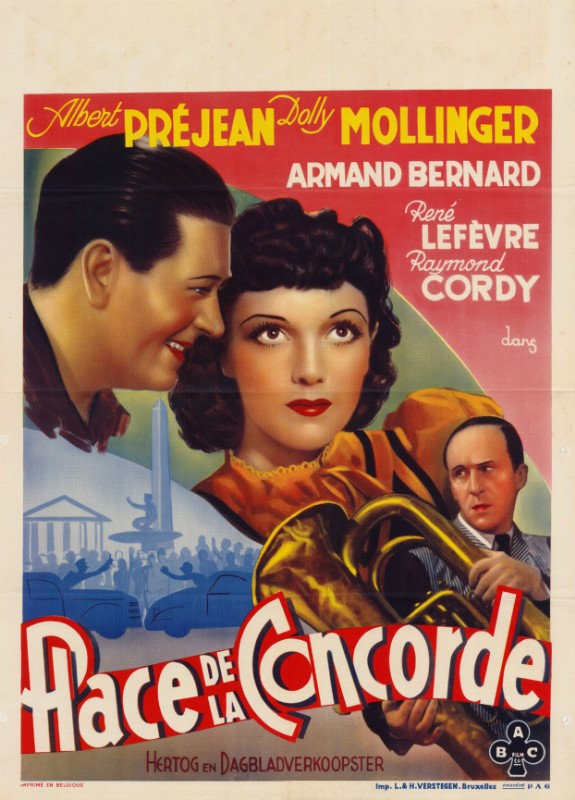 Affiche - PLACE DE LA CONCORDE - 60x80cm - BEL