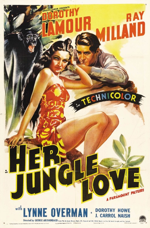 Repro 30x40cm - TOURA, DEESSE DE LA JUNGLE - U.S.