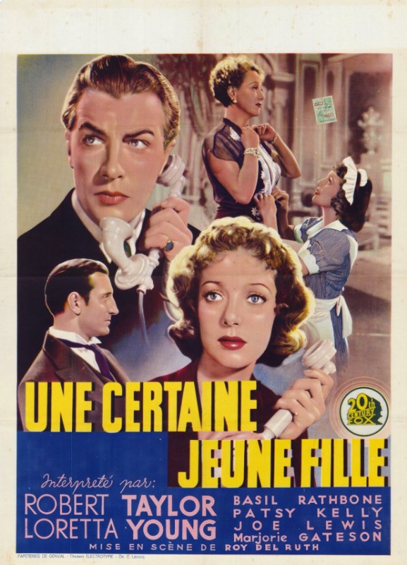 Affiche - UNE CERTAINE JEUNE FILLE - 60x80cm - BEL