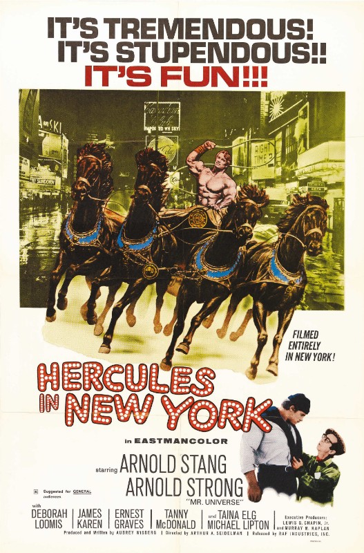 Repro 30x40cm - HERCULES IN NEW YORK - U.S. B