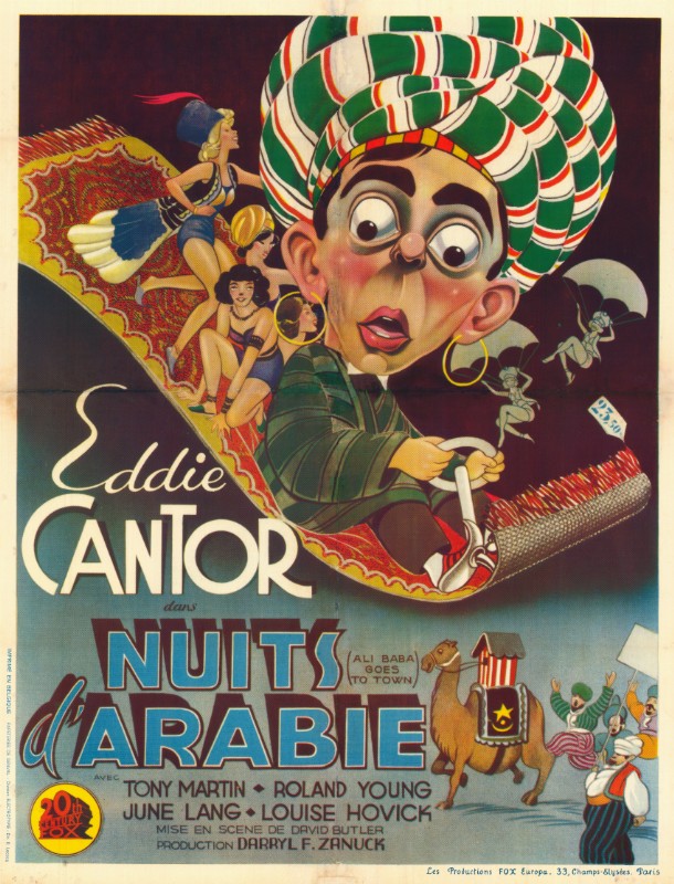 Repro 30x40cm - NUITS D'ARABIE - Belge