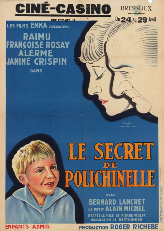 Affiche - SECRET DE POLICHINELLE (le) - 60x80cm - BEL