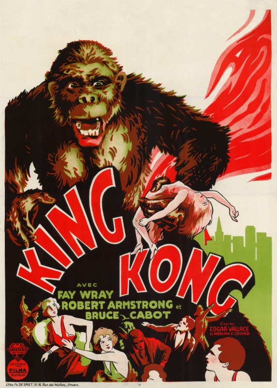 Repro 30x40cm - KING KONG - Belge