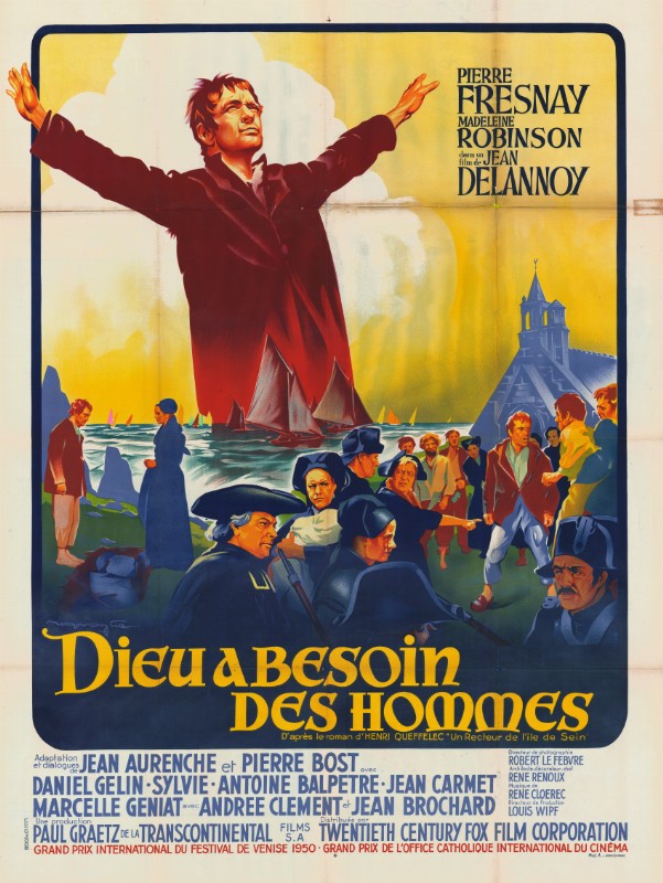 Repro 30x40cm - DIEU A BESOIN DES HOMMES - Française