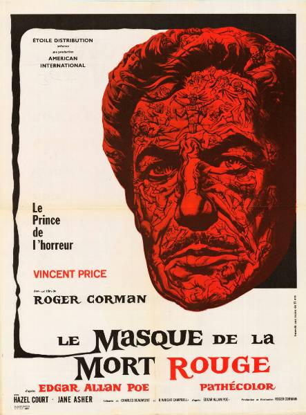 Repro 30x40cm - MASQUE DE LA MORT ROUGE (le) - Française