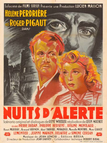 Repro 30x40cm - NUITS D'ALERTE - Française