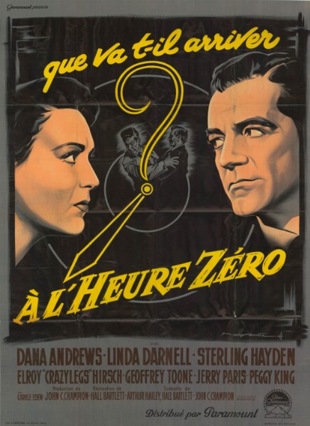 Affiche - A L'HEURE ZERO - 120x160cm